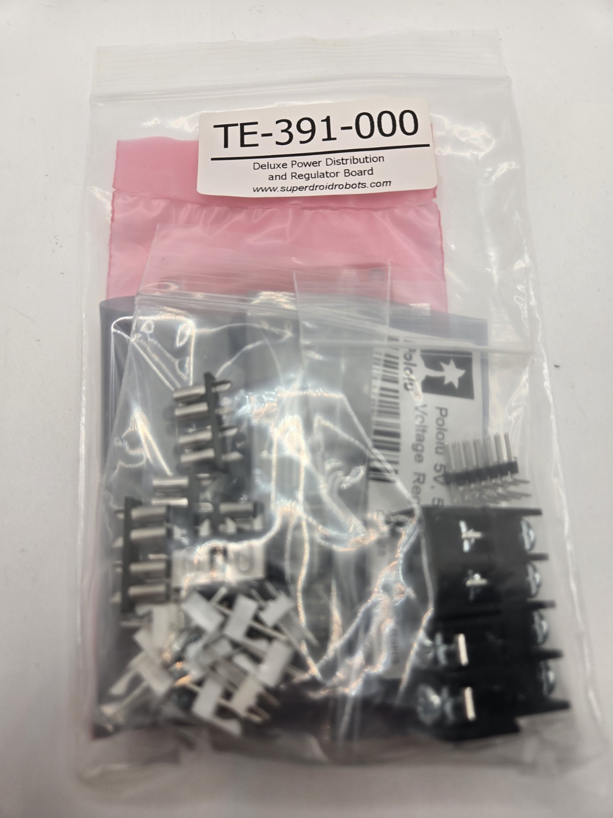 SuperDroid Robots Deluxe Power Distribution and Regulator Board