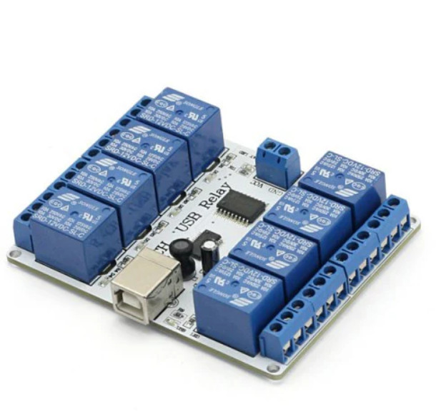 Unopened SainSmart 8-Channel USB Relay Board Module 12V Automation FTDI Sealed