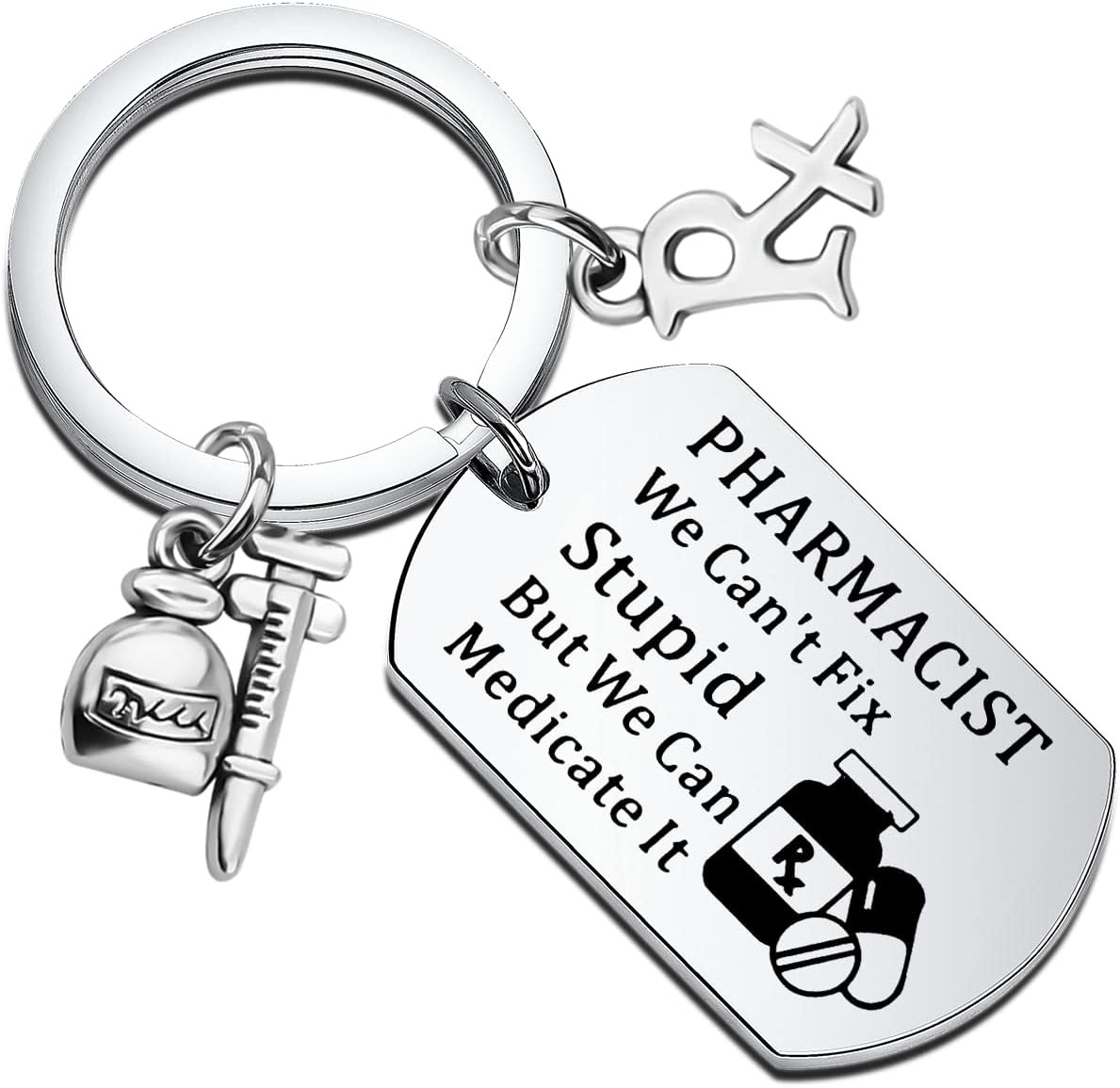 Pharmacist Keychain Thank You Gifts for Pharmacist Pharmacy Tech Gift Graduation