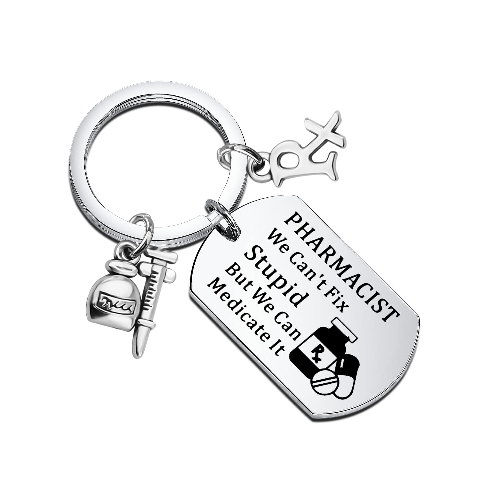 Pharmacist Keychain Thank You Gifts For Pharmacist Pharmacy Tech Gift Graduation
