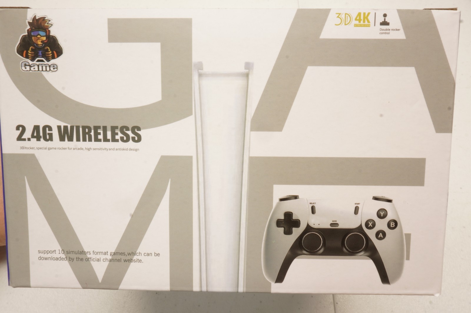 4K Game Stick 64G 20000 Video Game Console 2.4G Double Wireless Controller