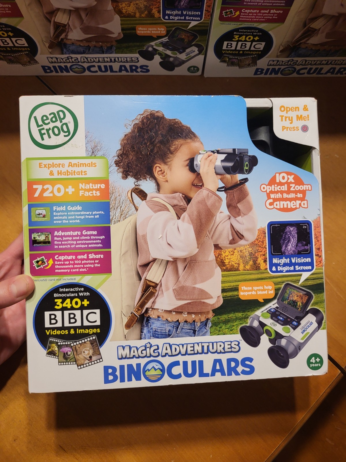 Leap Frog Magic Adventures Binoculars Learning Interactive Camera Game Quiz BBC