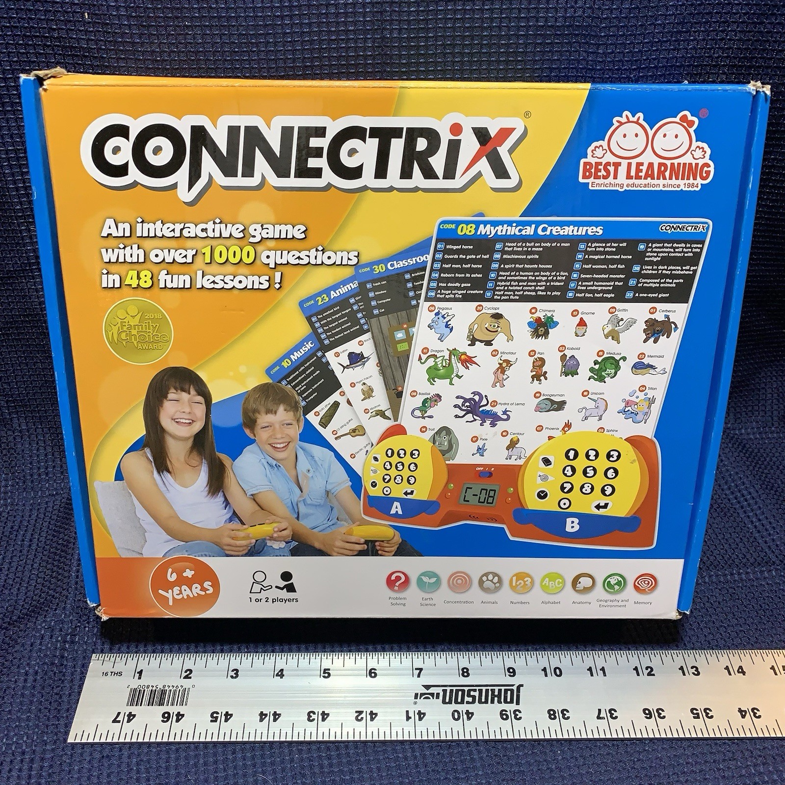Connectrix Junior Interactive Educational Learning Electronic Game 1 Or 2 Player
