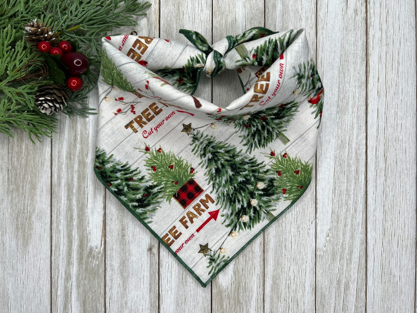 Tree Farm Dog Bandana