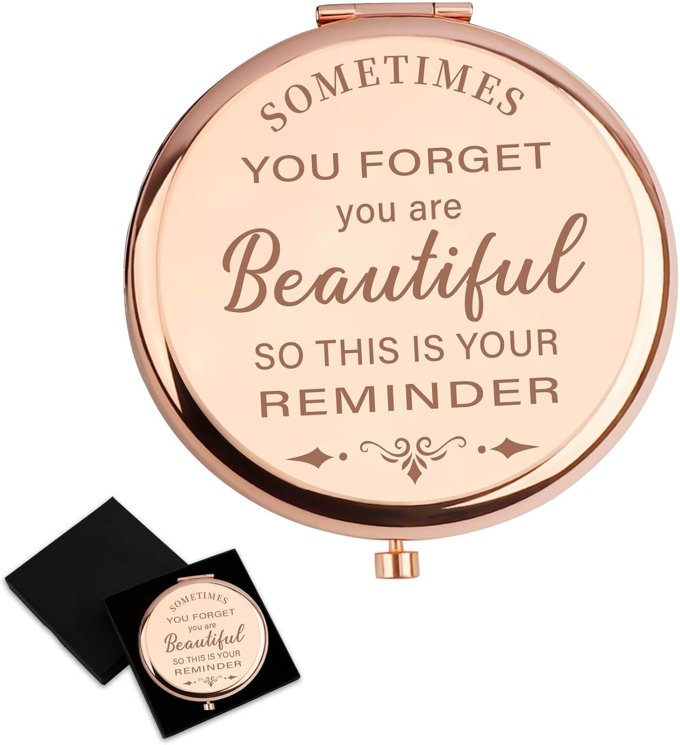 Inspirational Gifts for Women, Inspirational Compact Mirror, Inspirational Gifts