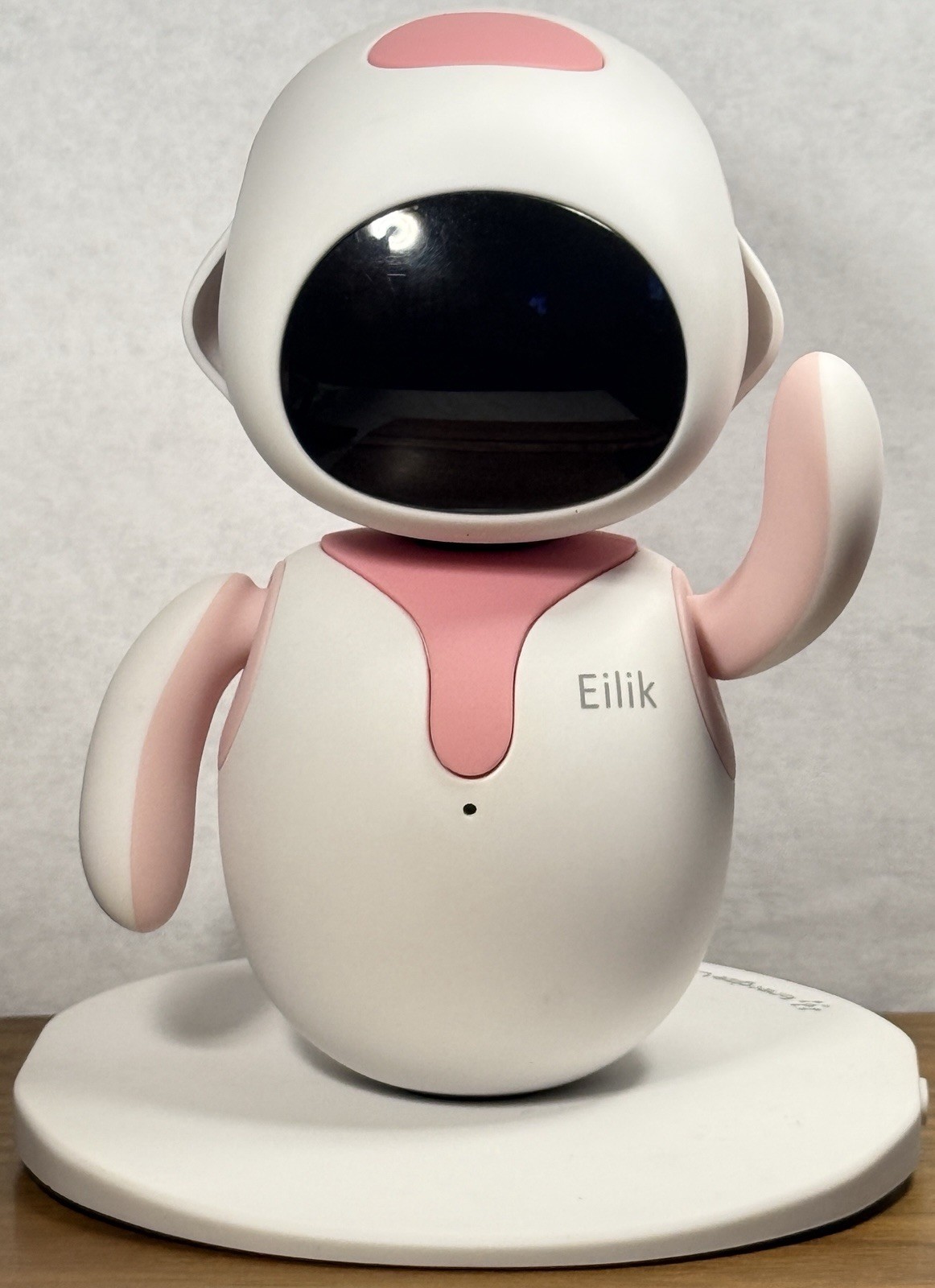 Eilik Interactive Robot Toy Pink & White Version 1.0 USB Powered w/Accessories