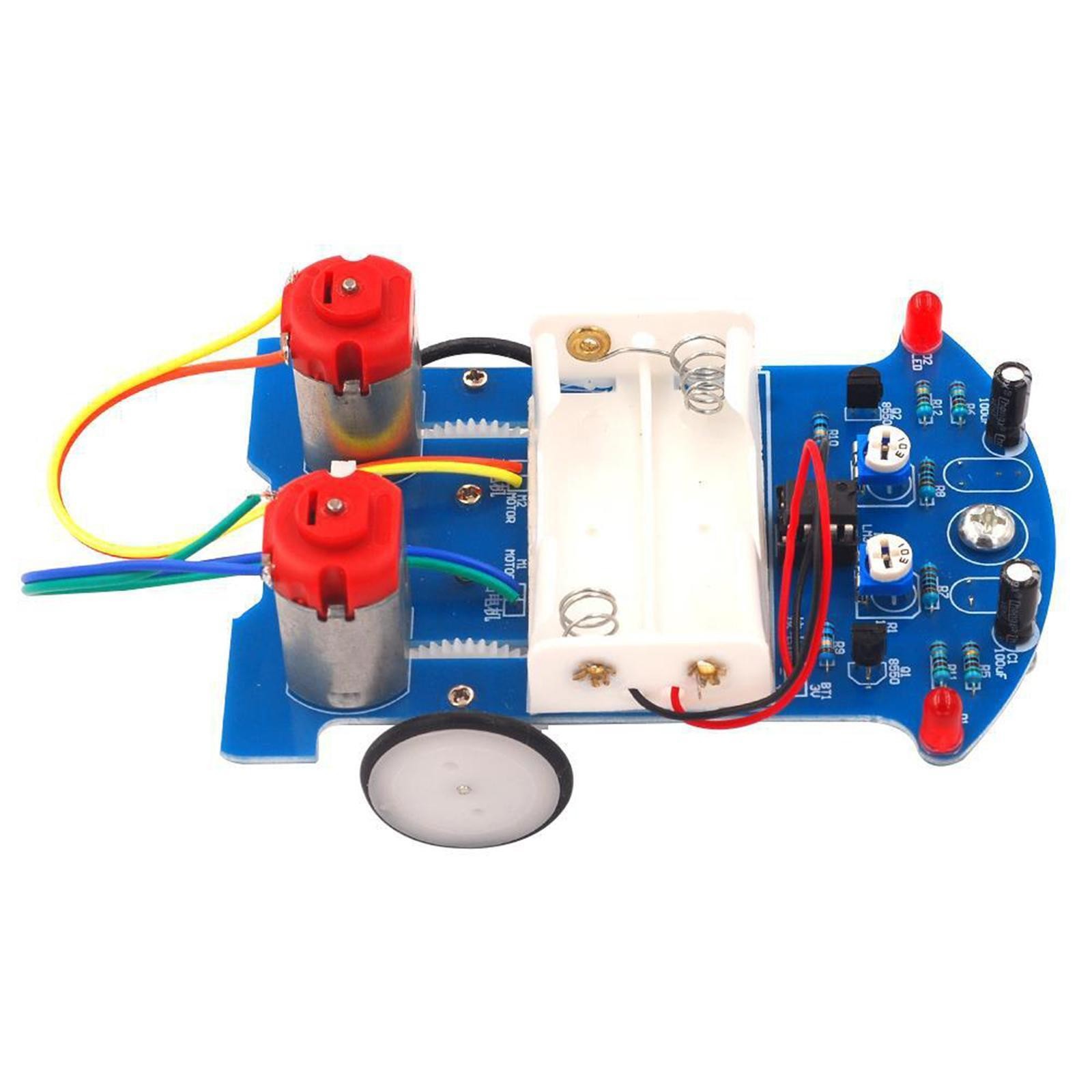 Line Following Robot Smart Toy Fun Assemble Kit Practice Practice Soldering for