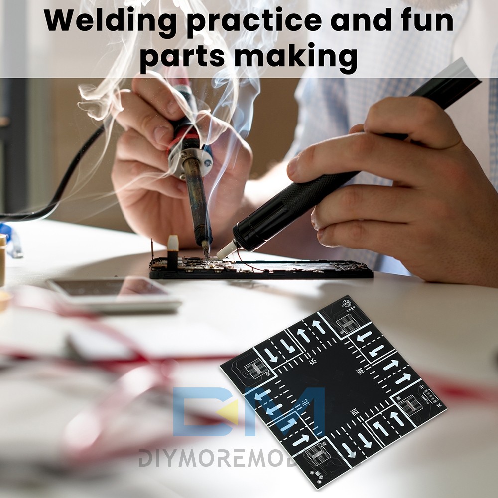 DIY Smart Traffic Light DIY Electronic Kit Educational Toy Delay Signal Light