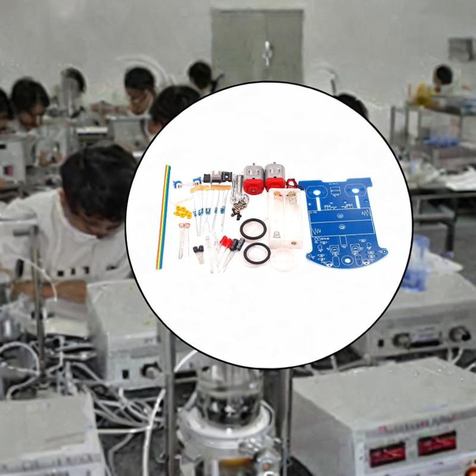 Smart Car Soldering Project Kit Toy Electronic for Beginners Student School