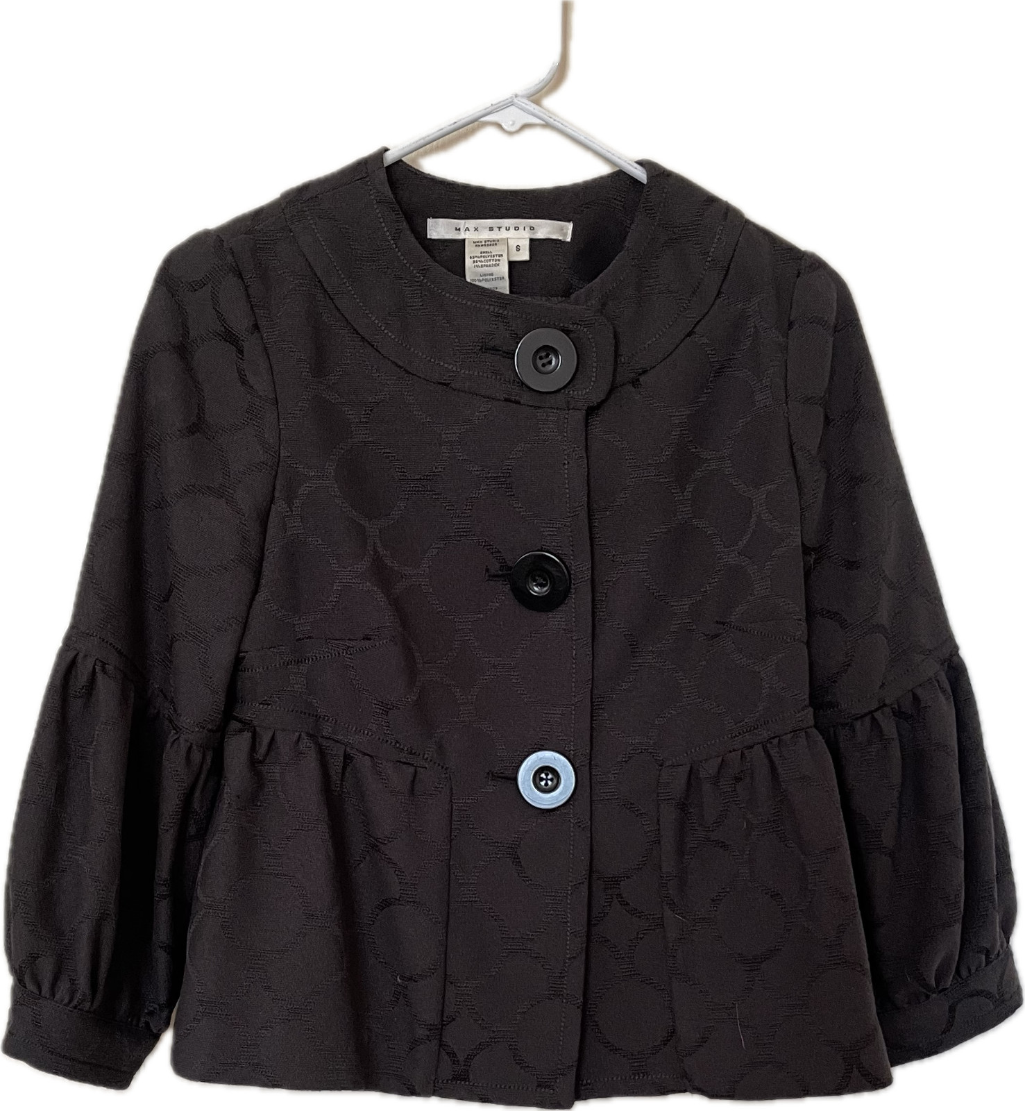 Black Trendy fashion women's clothing Size S, Brand: MAX STUDIO