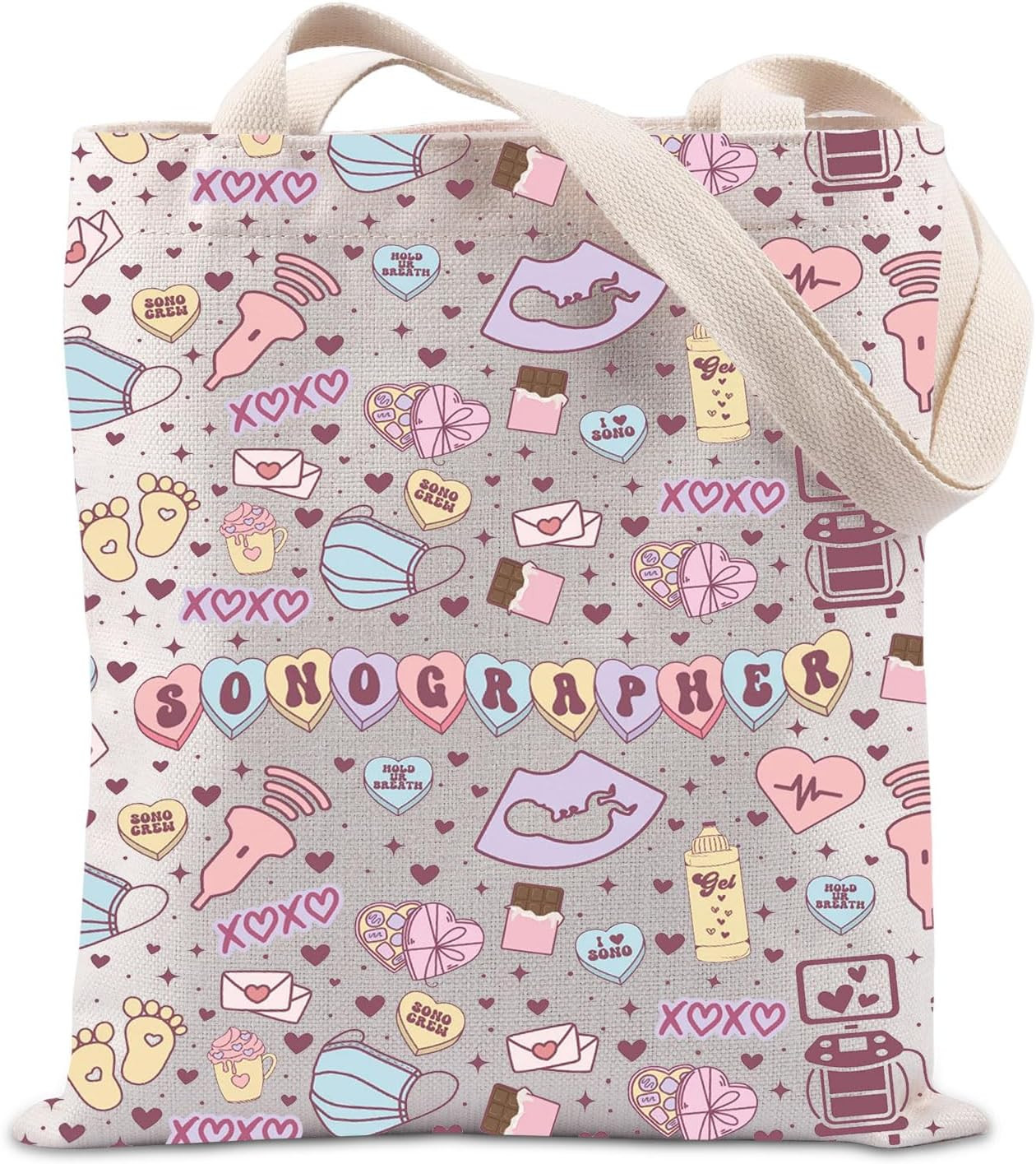 Sonographer Tote Bag Sonography Tech Gift Ultrasound Tech Gift Radiology Gifts