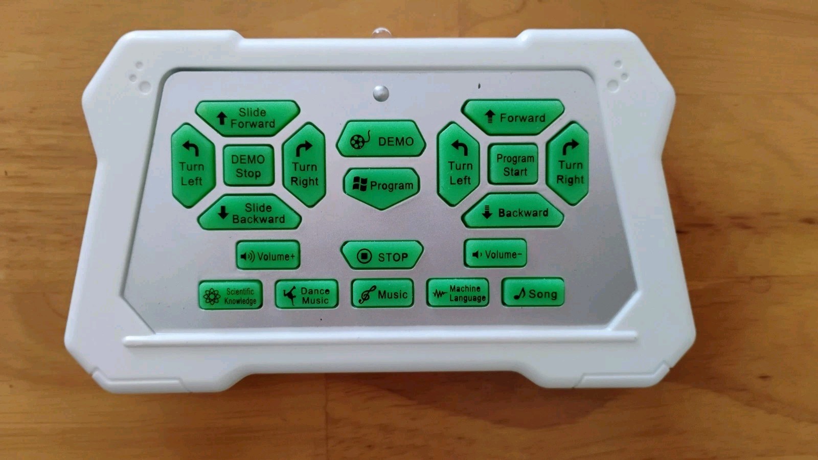 Crazon Remote Controller for Robot Smart Toy Infrared Handheld White Green  READ