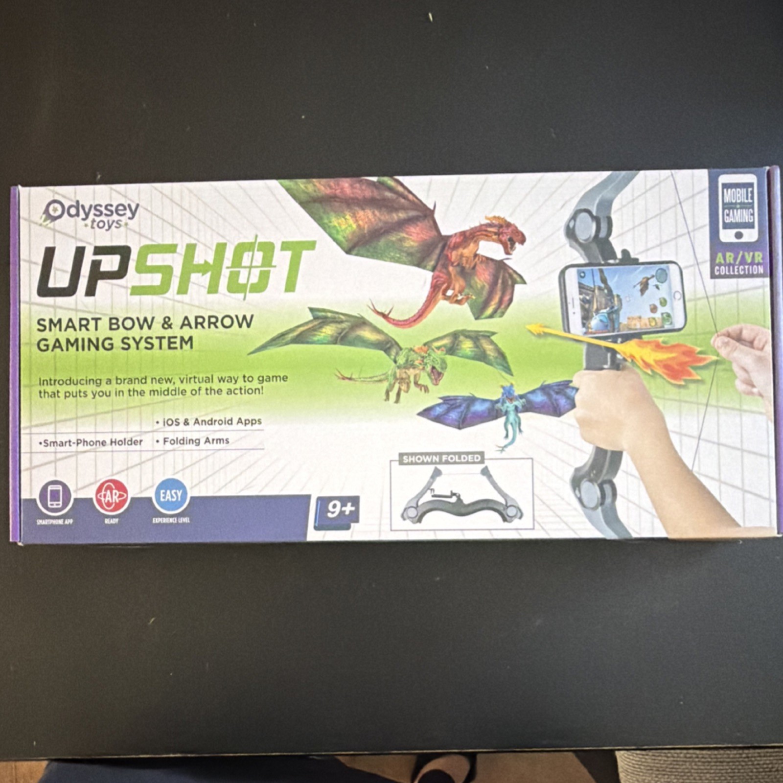 Odyssey Toys Upshot Smart Bow & Arrow for Apple Android, Smartphone Holder