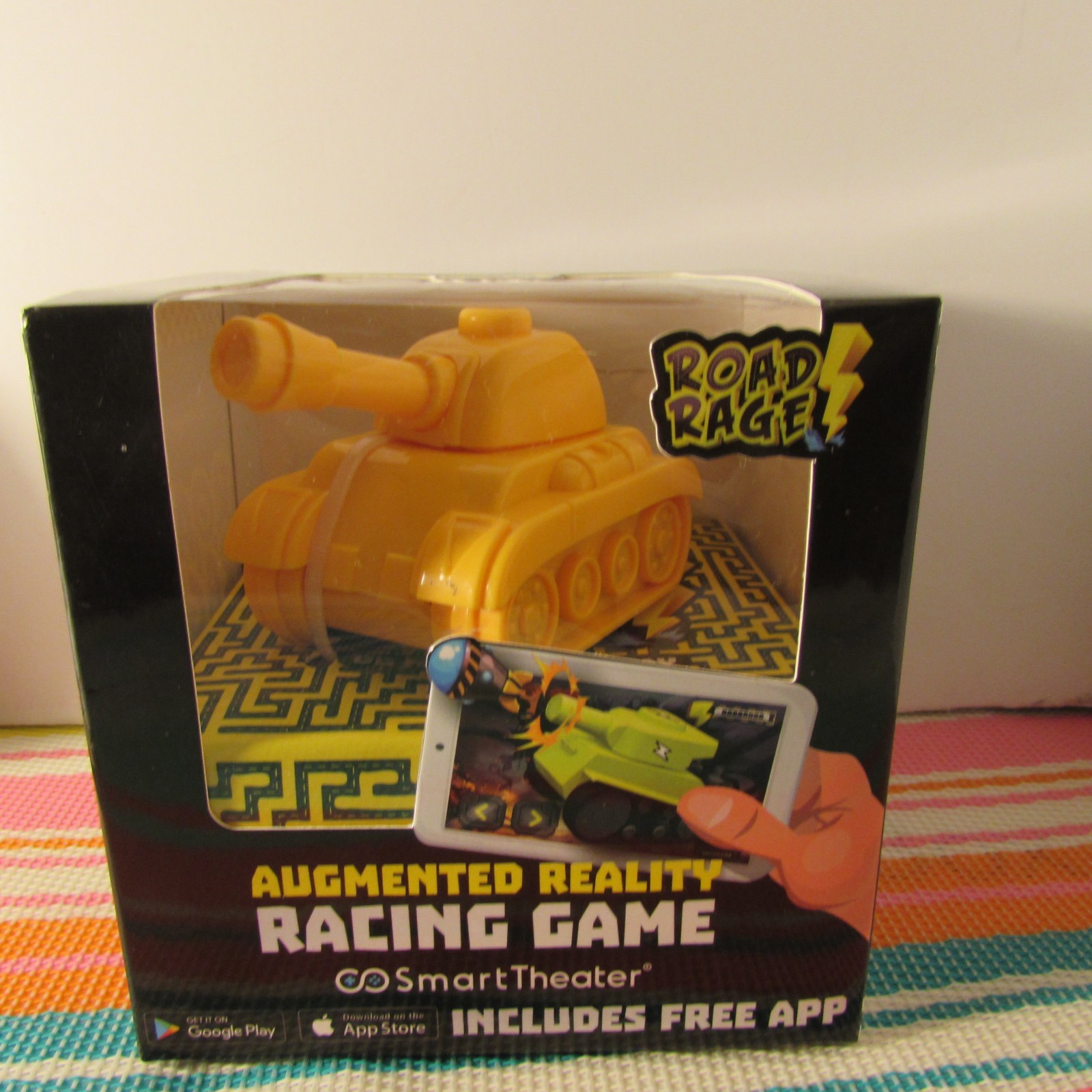 Racing Yellow Tank Augmented Reality Toy Game Use With All Smart Phones Free App