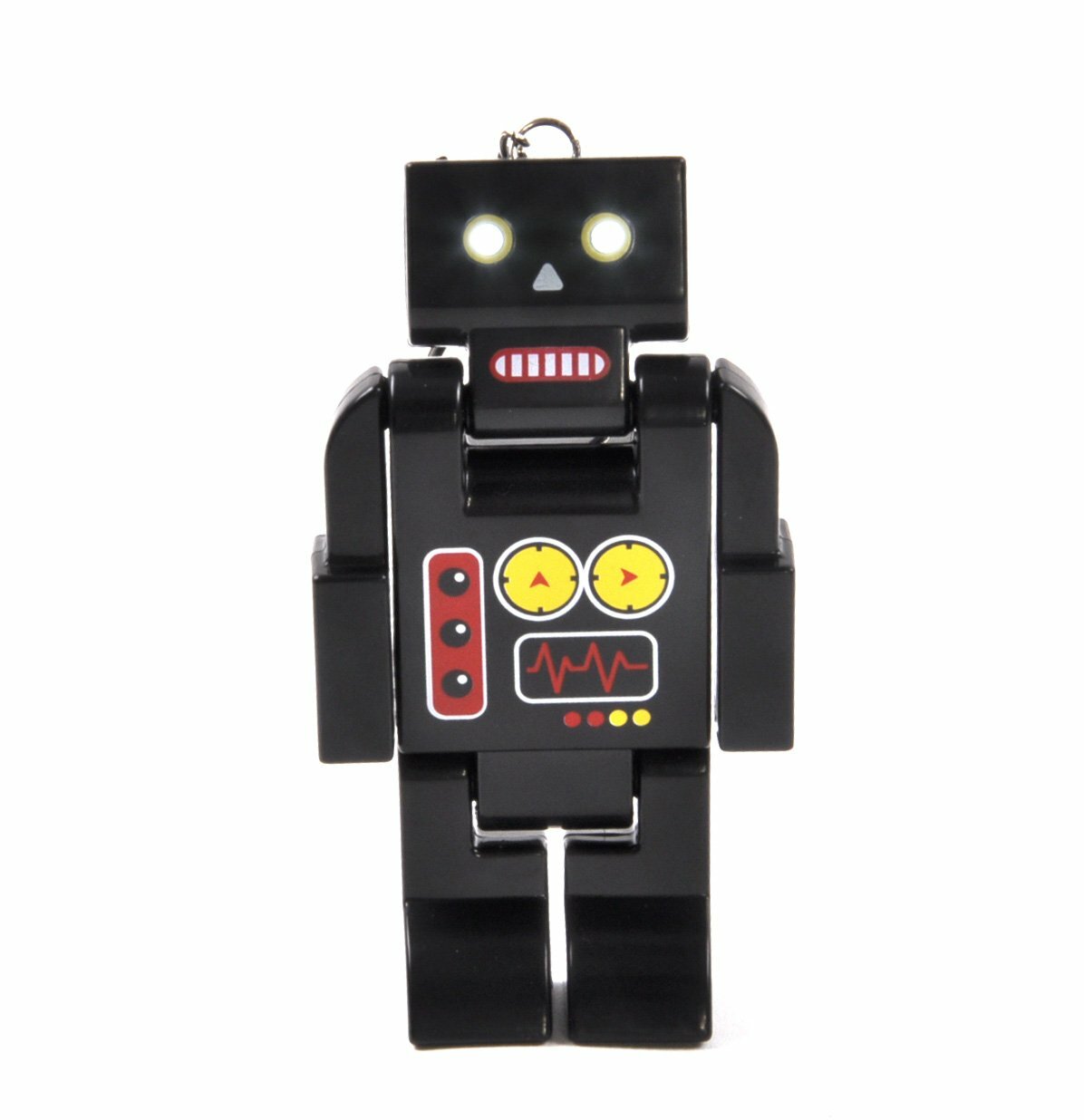 Robot Torch Fun Novelty Gadget Gift Stocking Filler Keyring Robo Light Boy Girl