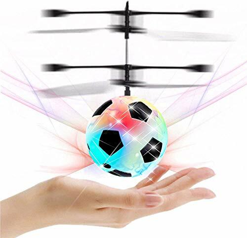 Magic Flying Hover Ball with Lights, Fun Helicopter Gadget Toy Hovers Above Y...