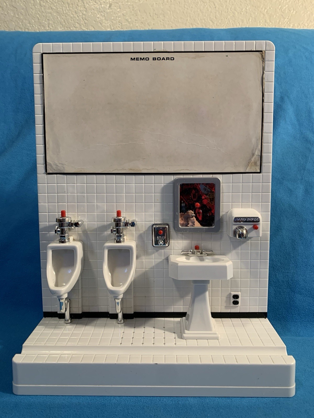 Vintage Electronic gadget Men's Room Memo Board from Fun-Damental Too LTD.