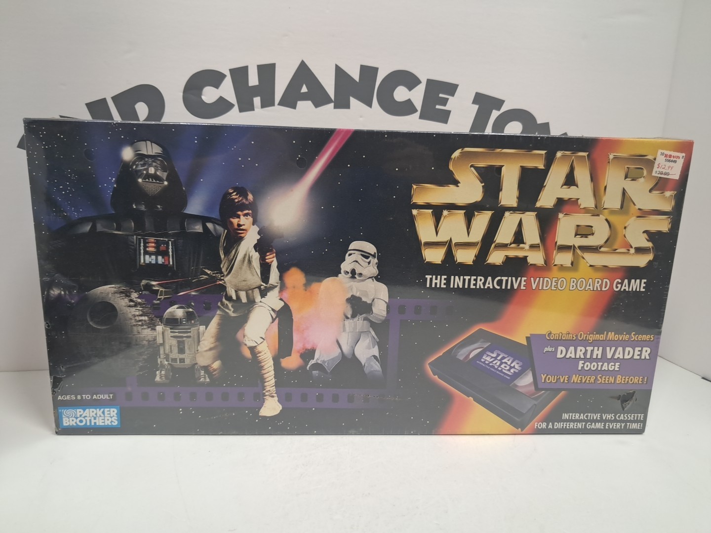 Sealed Parker Brothers Star Wars Interactive Video Board Game 1996 New Sealed!