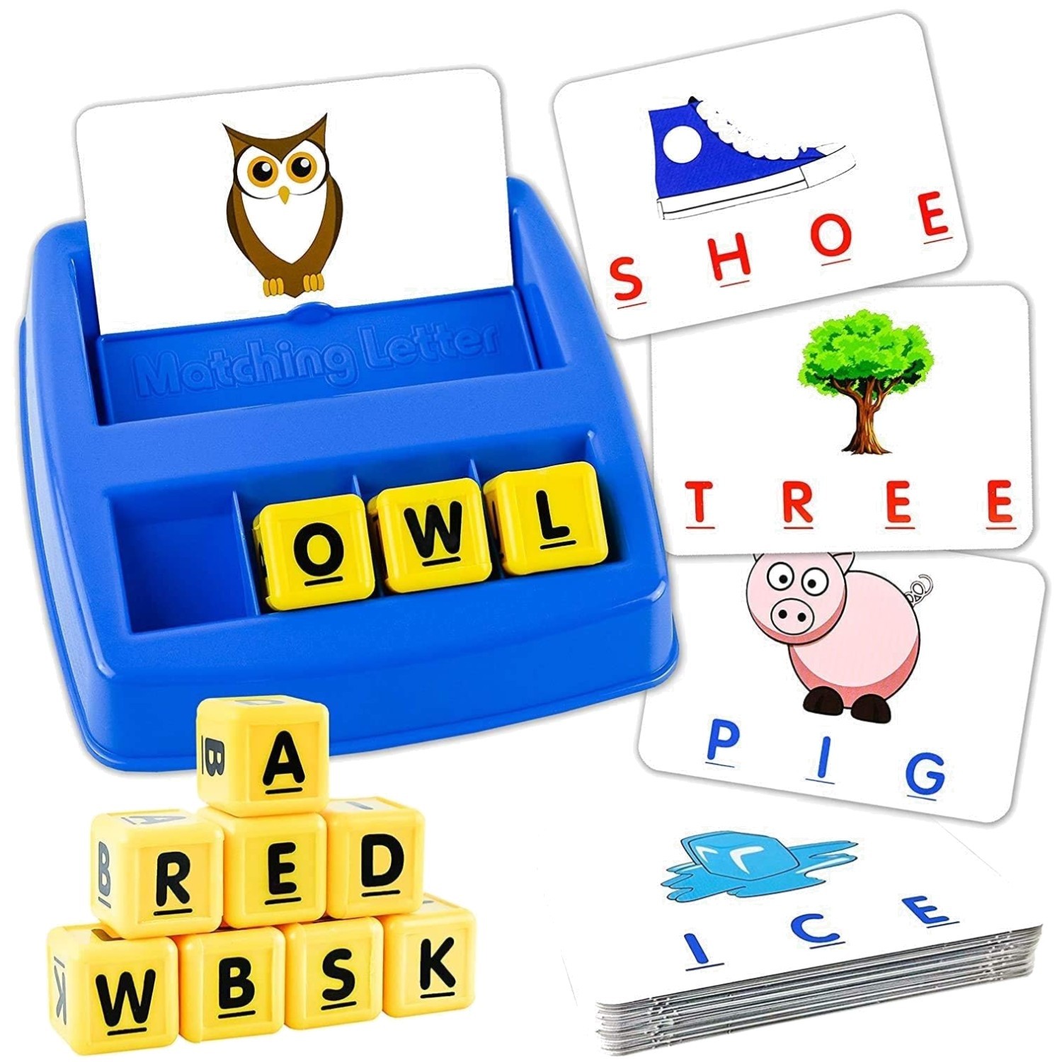 Interactive Matching Letter Game for Preschoolers – Boosts Word Skills & Memory
