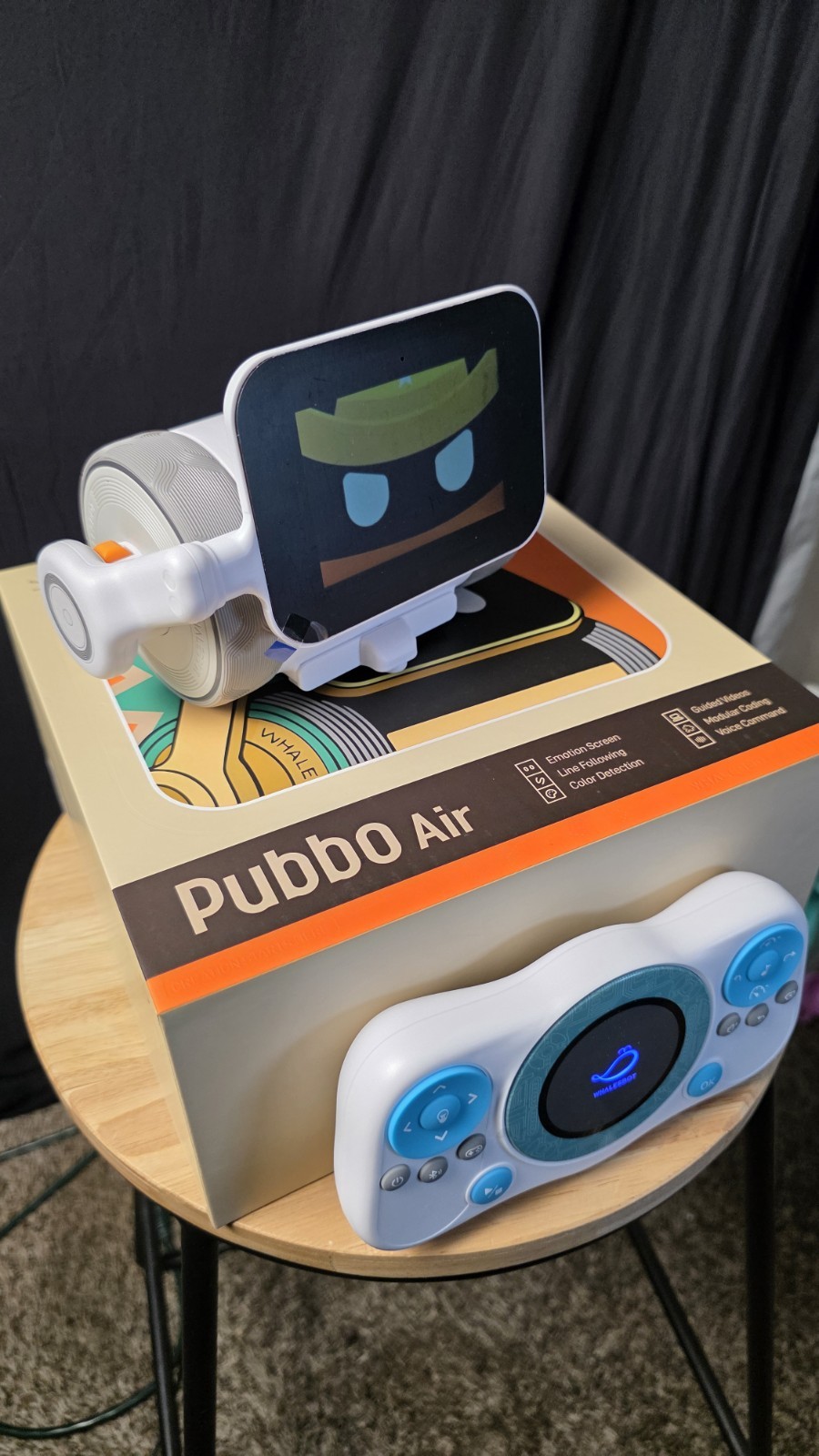 WhalesBot Pubbo Air Interactive STEM Robot AI Coding Smart Toy Educational