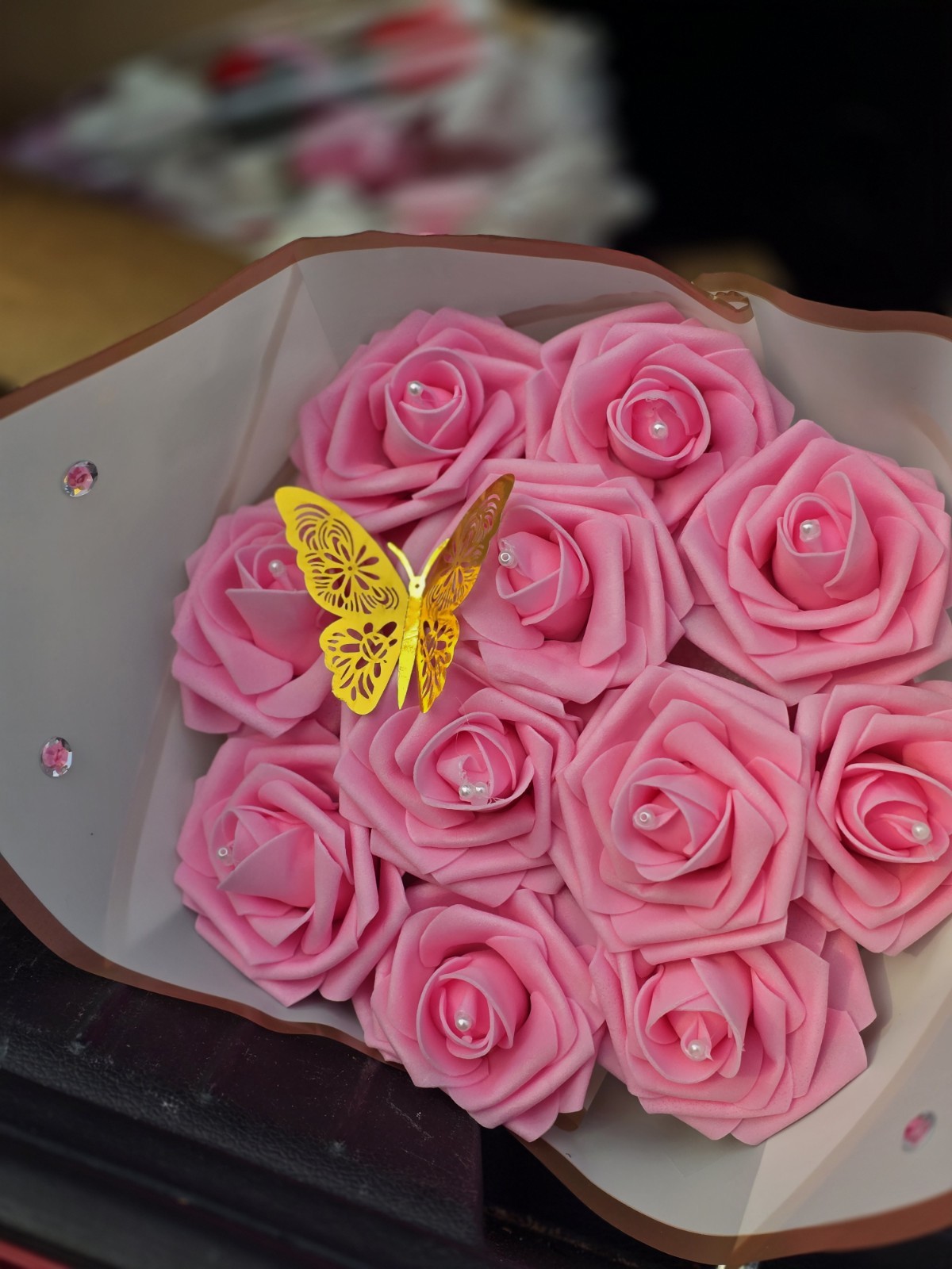 Ramo de Rosas Eternas Personalized Gift Line. Custom Name