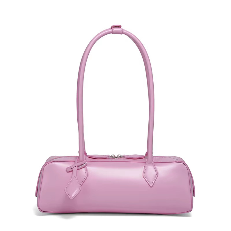 Genuine Leather Bag Woman 2025 Korean Luxury Bag Vintage Long Shoulder Bag Handb