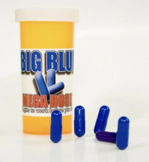 (JOKE ITEM) Big Blue Mega Dose Viagra Joke Pills - Magic Trick - Funny Novelty