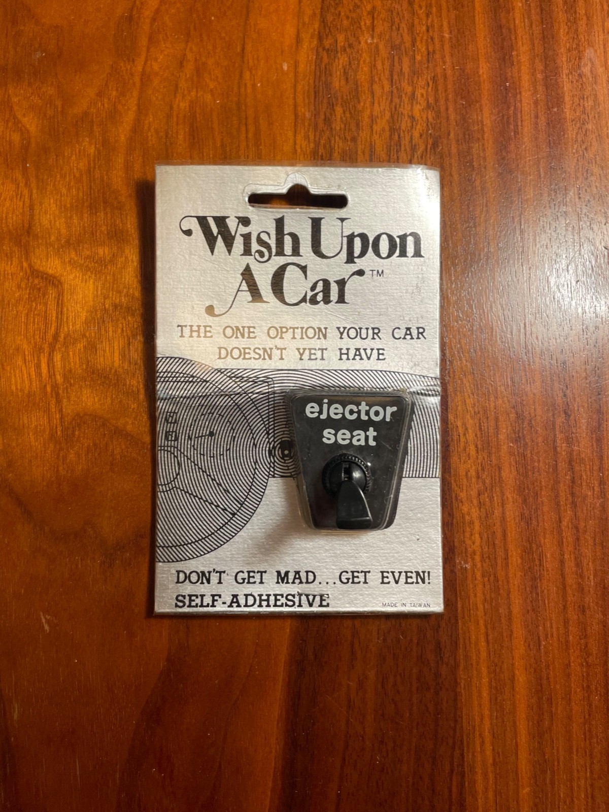 Vintage Wish Upon a Car "EJECTOR SEAT" switch Gag Gift Novelty joke item RARE