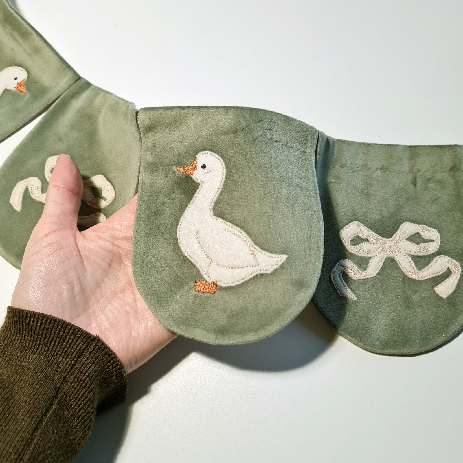 Goose Nursery Decor Garland – Baby Room Garland, Kids Room Bunting Banner