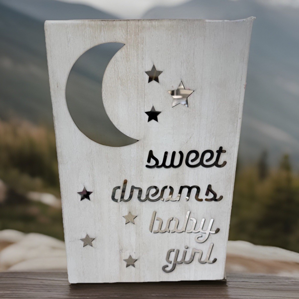 Sweet Dreams Baby Girl Wall Decor 11.8" X 18"