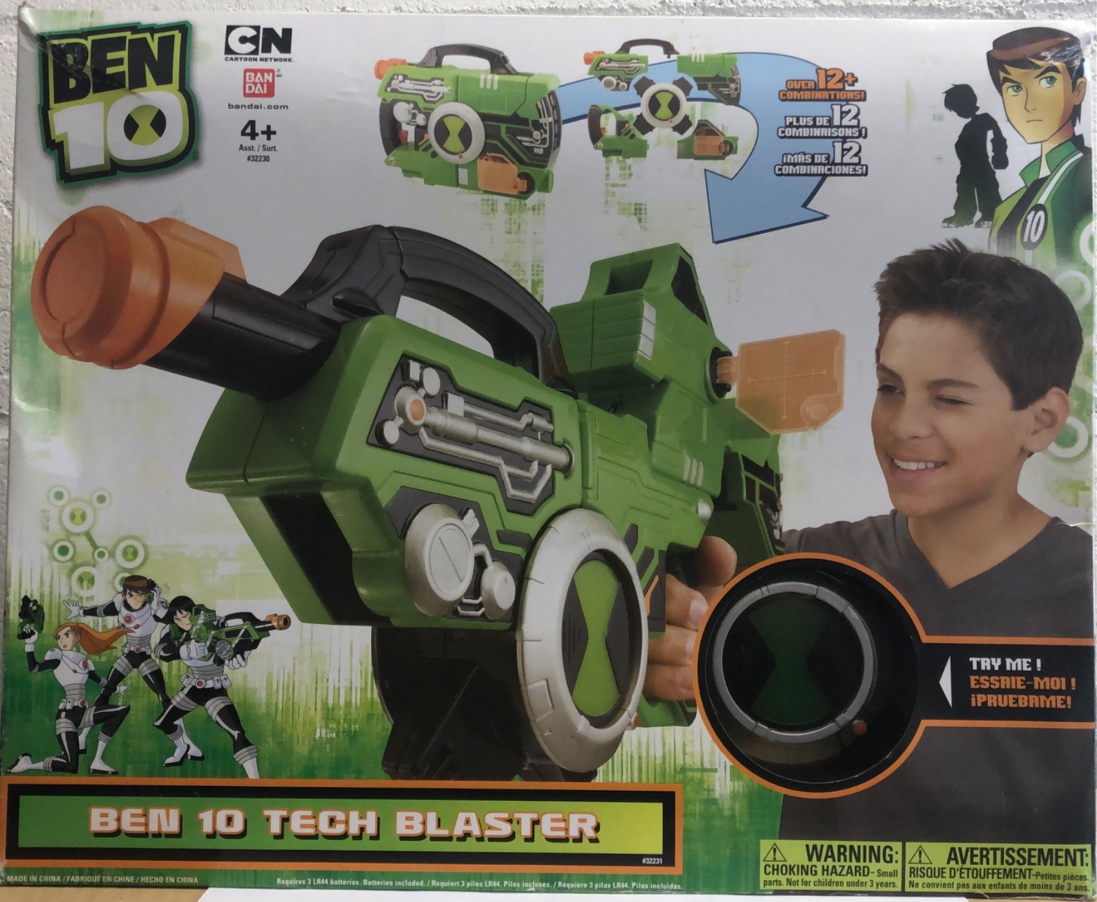 Ben 10 Tech Blaster Super Decoder X-Ray Scanner Role Play Scope Bandai SEALED