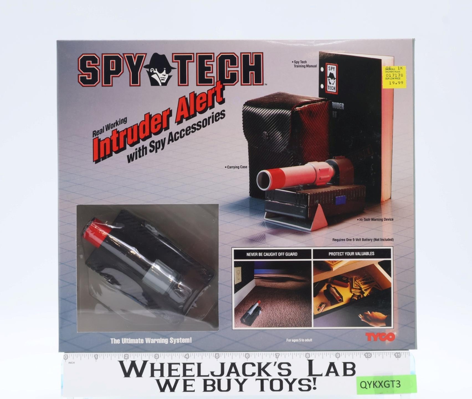 Intruder Alert Spy Tech 1989 Tyco Role Play Accessory NEW MIB NRFB