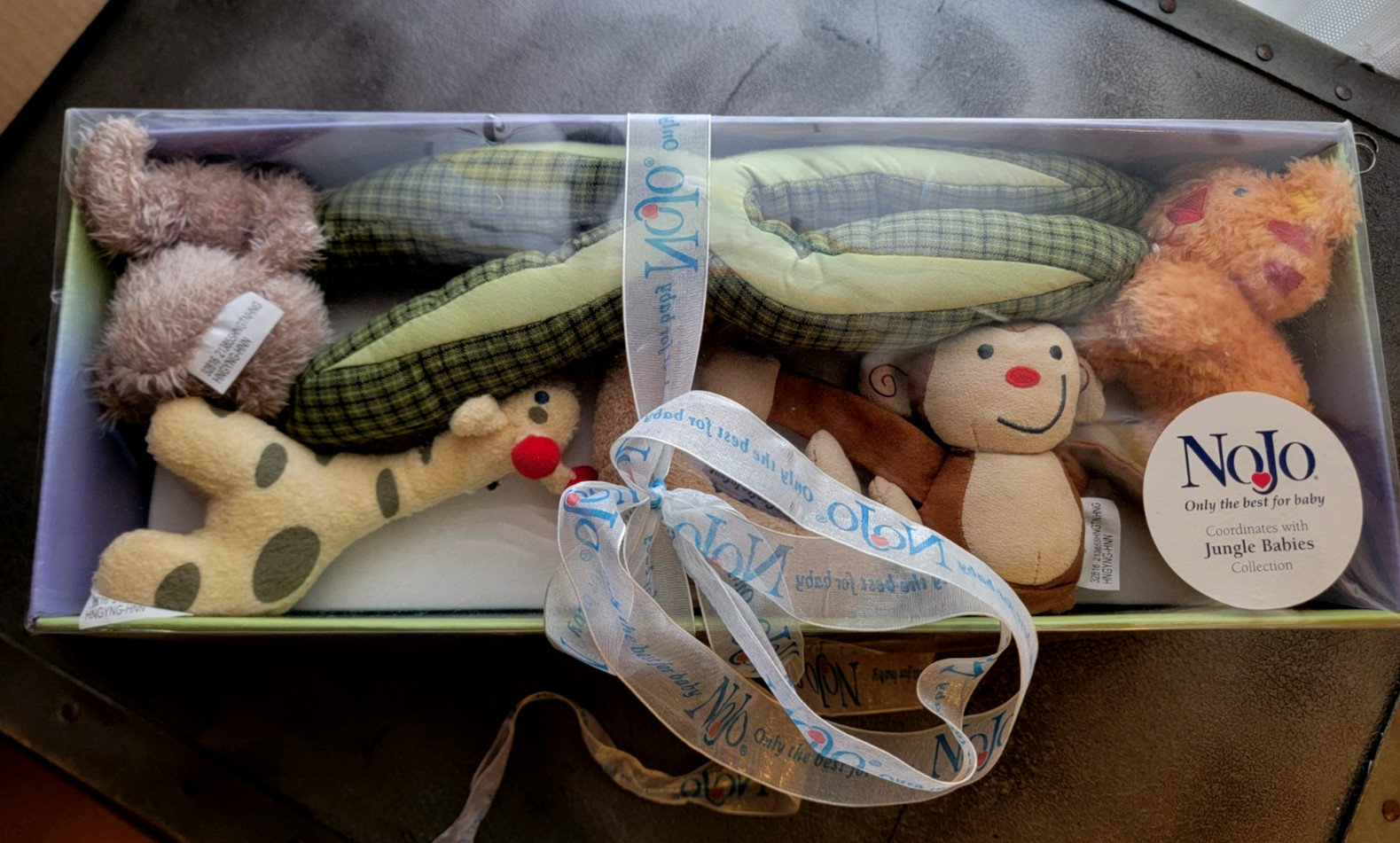 NEW Nojo Jungle Musical Mobile Lullaby Soft Crib Animals Monkey Elephant Giraffe