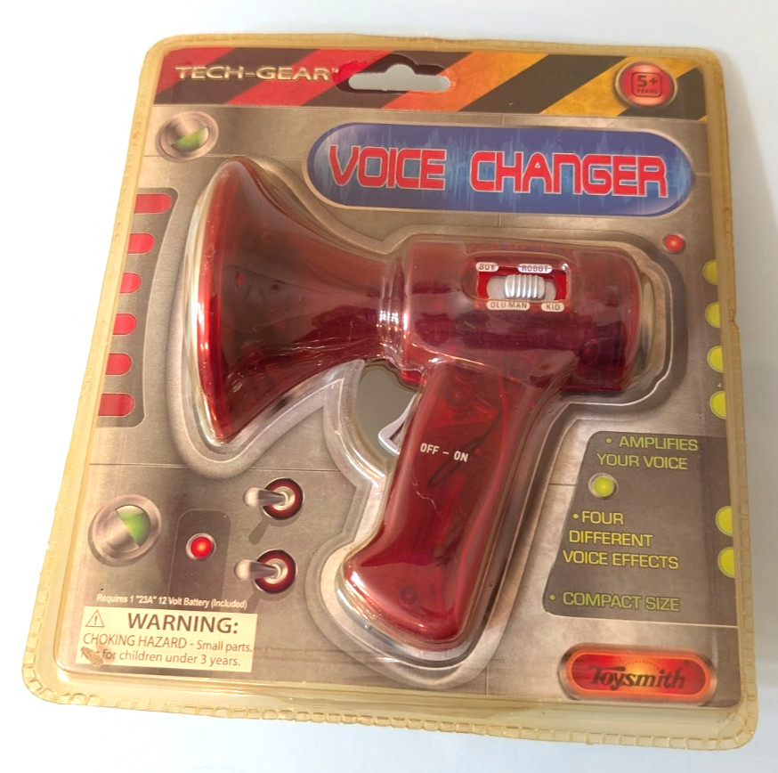 VINTAGE Tech Gear Multi Voice Changer Amplifies Voice with 4 Fun Effects Toy