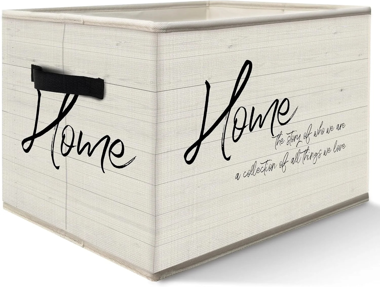 Inspirational Home Storage Bins Box with Handles, Home Decor Gifts for Housewarm