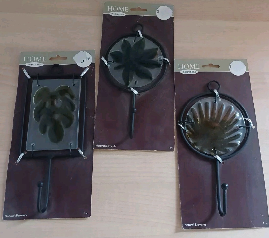 3 Wall Hooks From Joanne Fabrics Home Inspiration Line 2008 Natural Elements