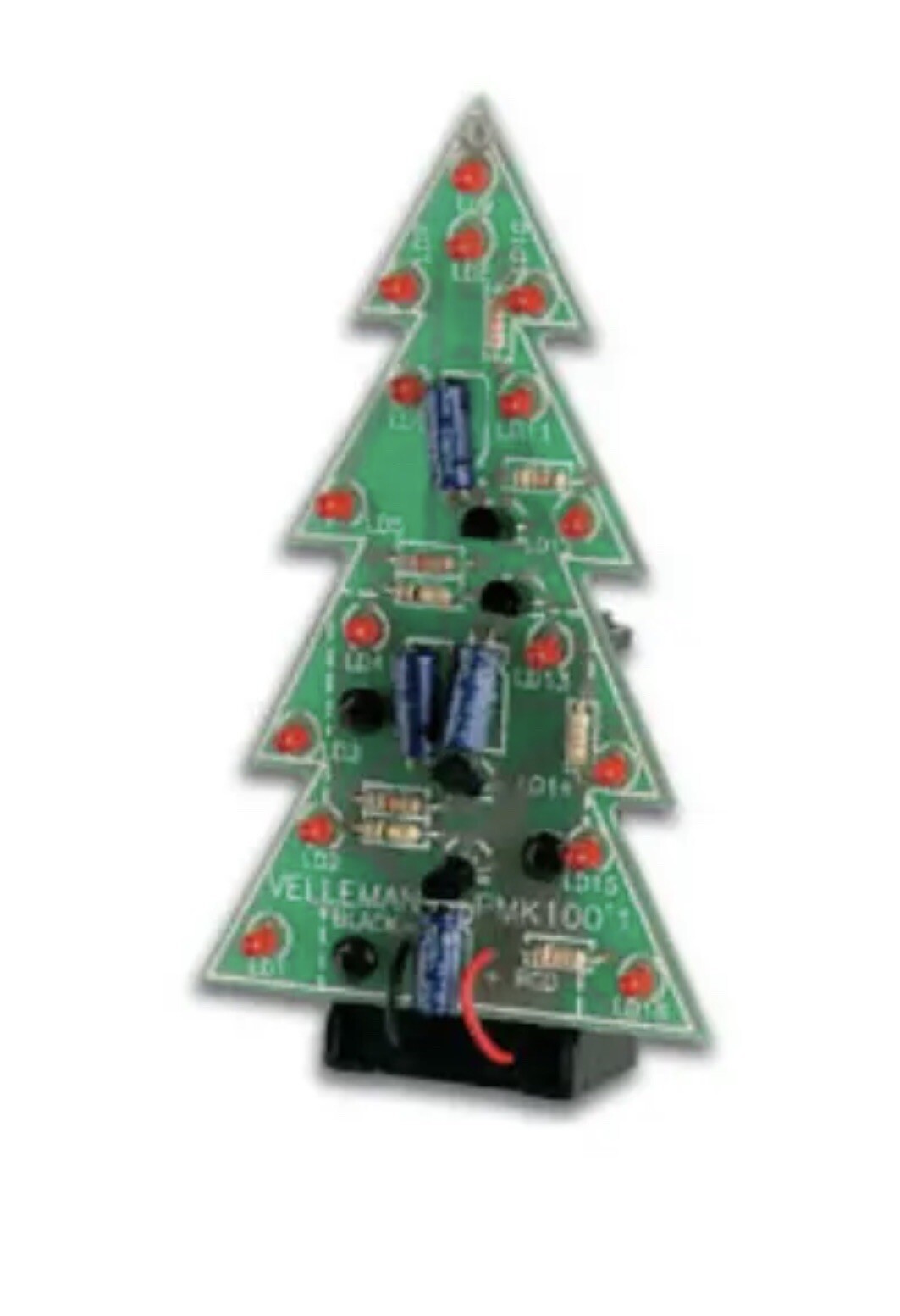 VELLEMAN Kit Electronic Christmas Tree With 16 LEDs MK100 Xmas Gadget
