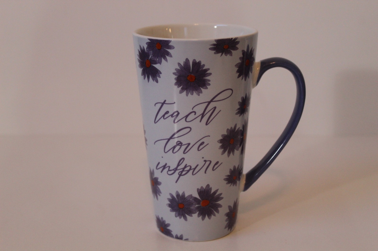 Modern Southern Home "Teach, Love, Inspire" New Bone China 16 oz Coffee Mug