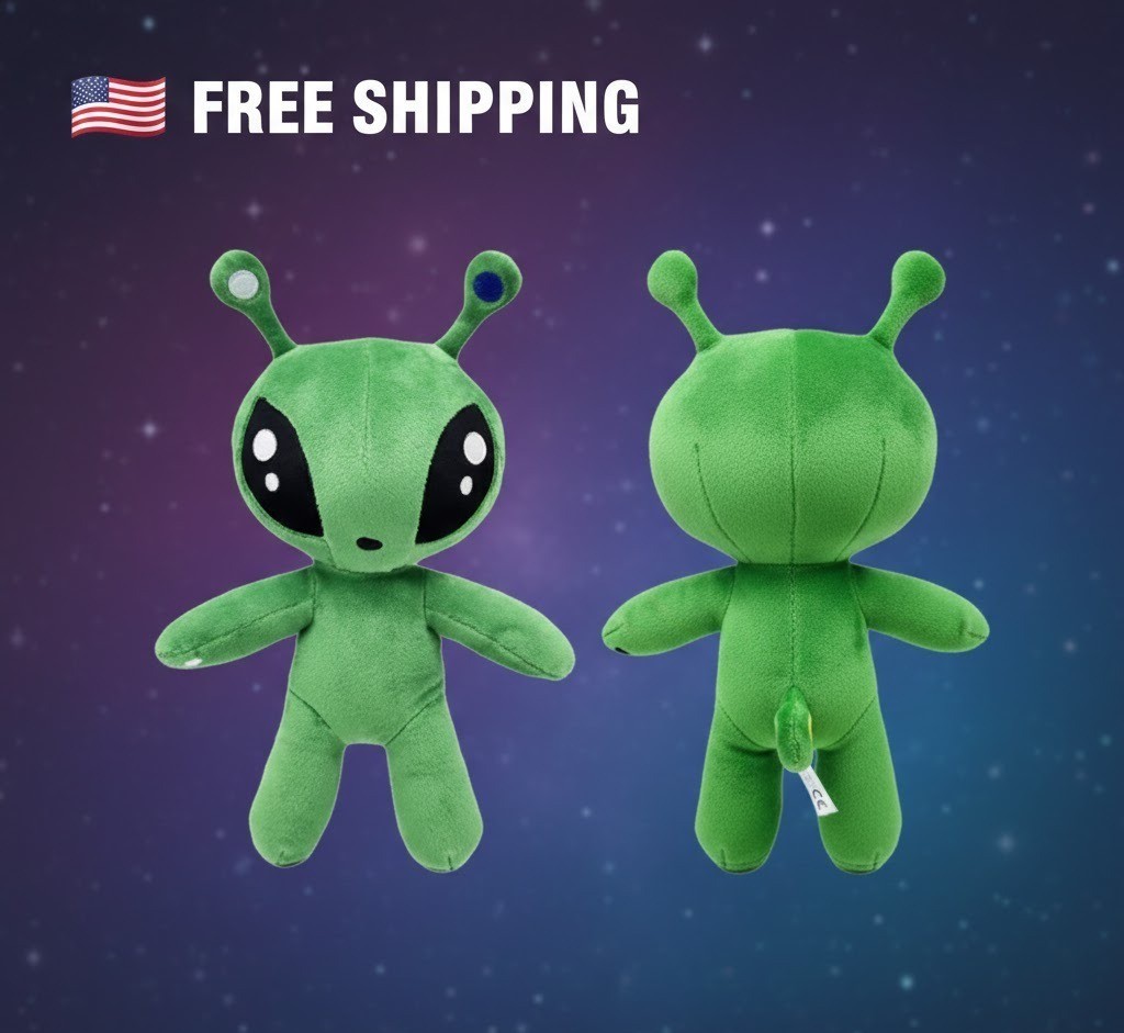 30CM IKEA AFTONSPARV Alien Plush - Green Kids' Favorite 13 ½" Soft Toy Anime NEW