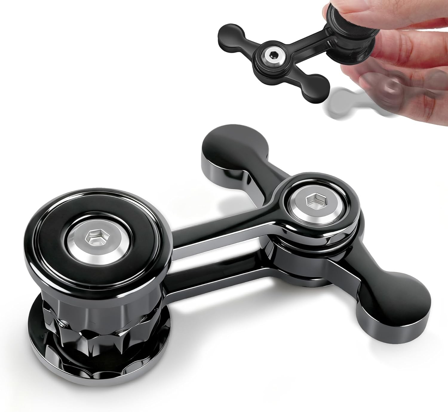 Metal Fidget Spinner Toy for Adult Cool Gadgets Gifts for Teen Boy Silent Figett