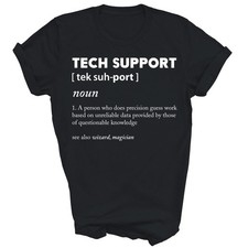 Tech Support Definition Computer It Admin Unisex Shirt Gift