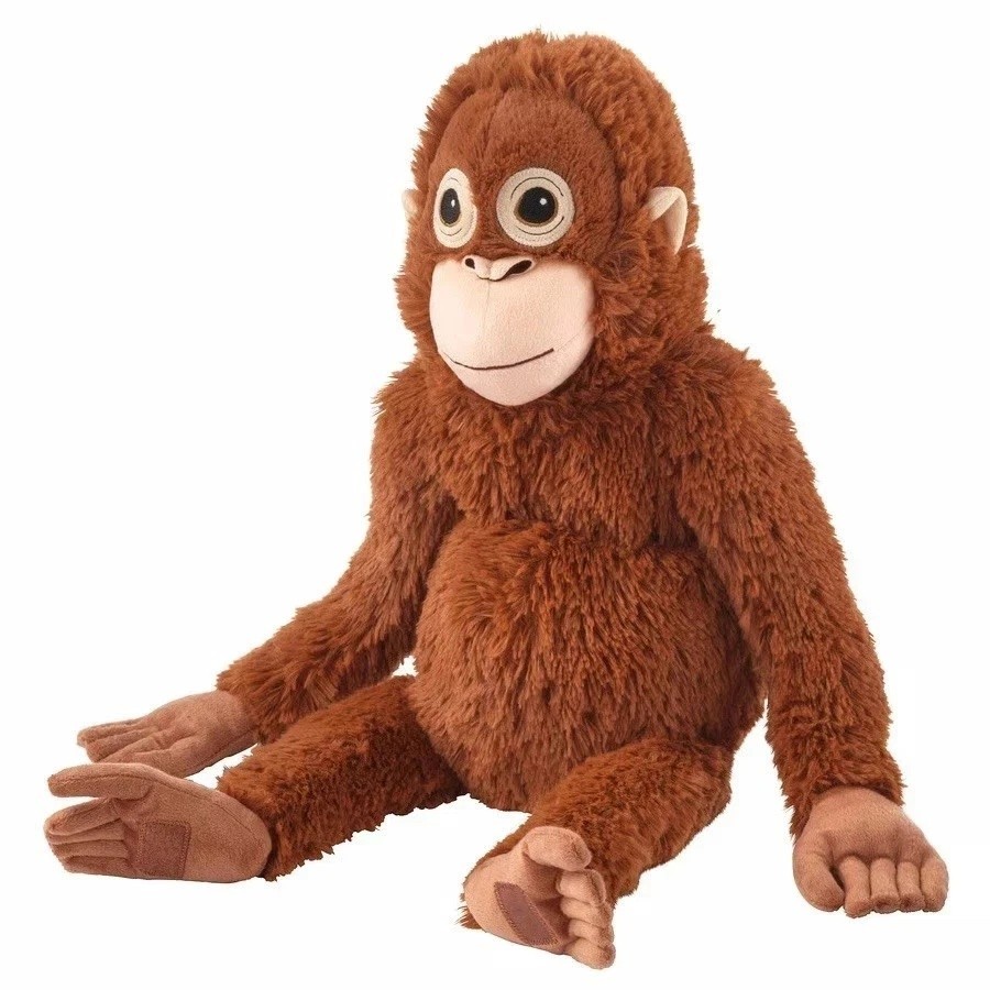 IKEA DJUNGELSKOG Orangutan Soft Toy - Brown (104.028.41)