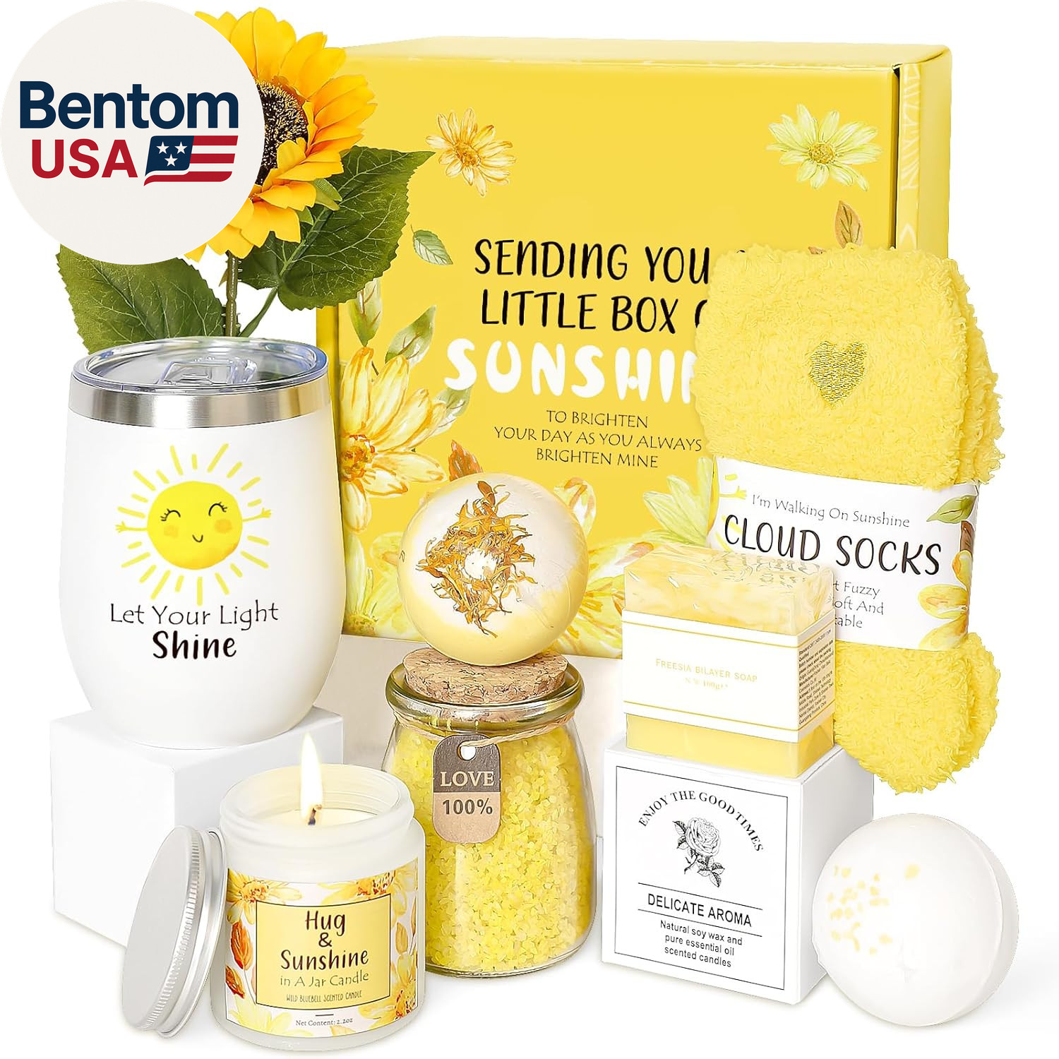 Birthday Gifts for Women, Unique Relaxing Spa Gift Baskets for Women Self Care G