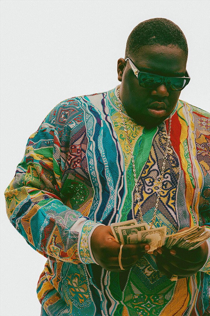 The Notorious Big Biggie Counting Money Wall Art Home Decor - POSTER 20x30