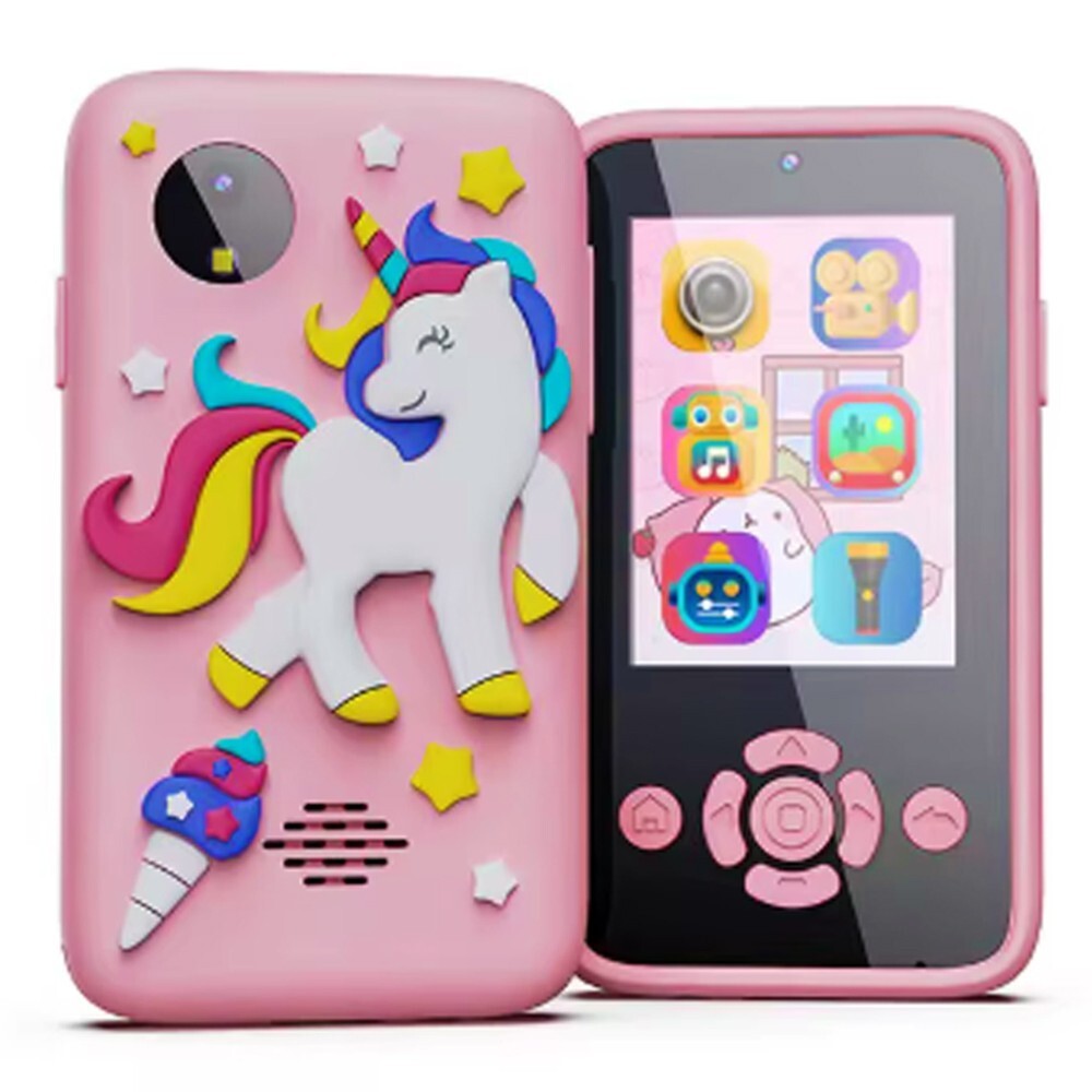 Kids Smart Phone Toy Gift for Girls Age3-10 Toddler Toy Learning Phone Unicorn