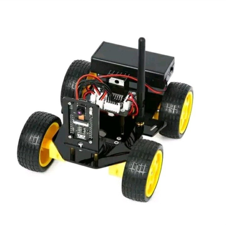 Robot Car DIY Kit - CAM 4WD WIFI Control  - Programmable Robot - Educational Toy