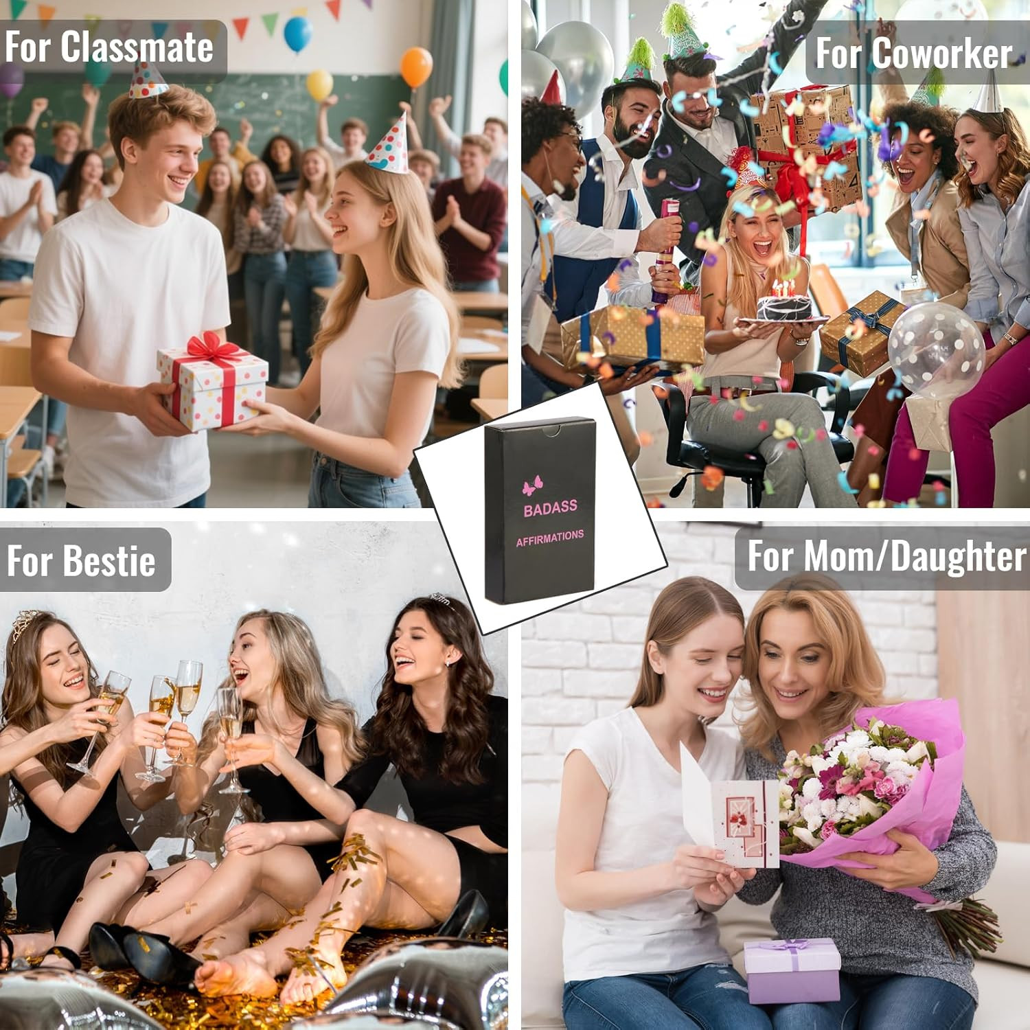 Badass Affirmation Cards – Unique Motivational and Inspirational Gifts for Women