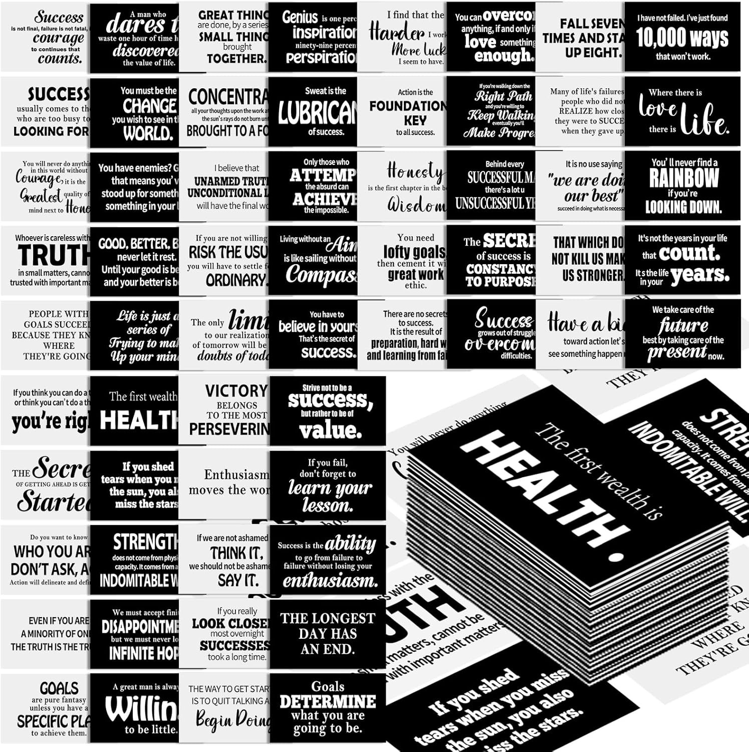 300 Inspirational Affirmation Cards Positive Quote Mini Encouragement Gift