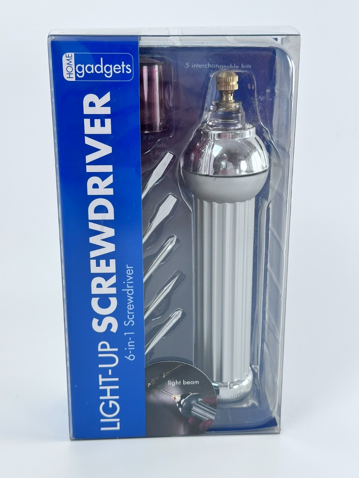 Home Gadgets Light Up Screwdriver 6 in 1 LED Multi Bit New