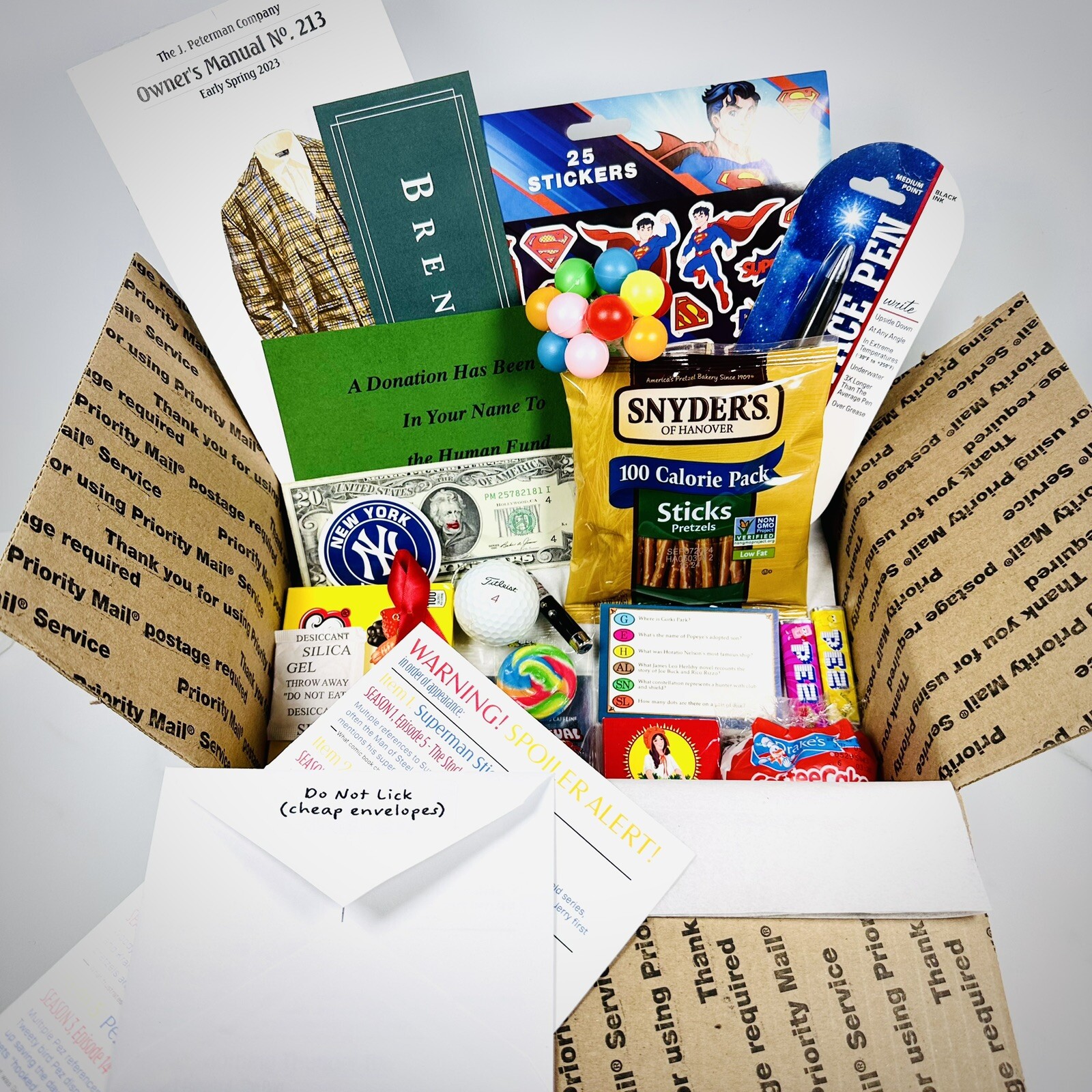 SEINFELD Novelty Item Gift Box LIMITED EDITION 20 Curated Items From The Show